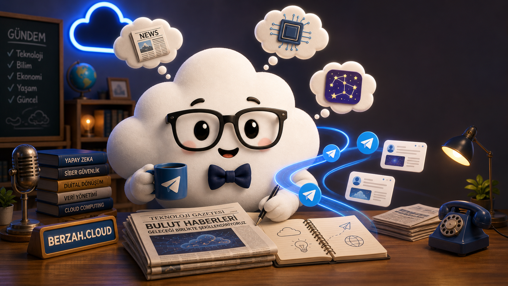 BERZAH.CLOUD Telegram haber maskotu